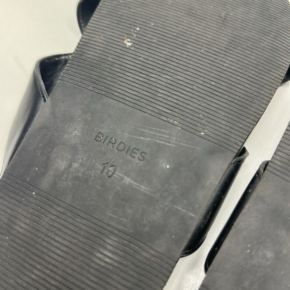 Birdies The Robin Sandals Strappy Open Toe Slip On Shoes Vegan Black Size 10 - Picture 9 of 10